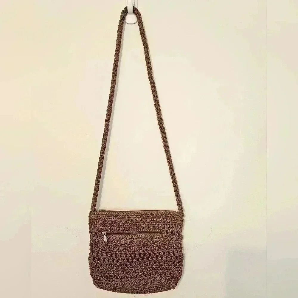Croft & Barrow MacrameCrochet Bag Shoulder Bag EUC